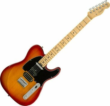Electric guitar Fender American Elite Nashville Tele MN Antique Cherry Burst LTD - 1
