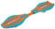 Planche à roulette Razor RipStik Teal/Orange Planche à roulette