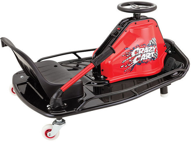 Mașină de jucării electrice Razor Crazy Cart Negru-Roșu Mașină de jucării electrice