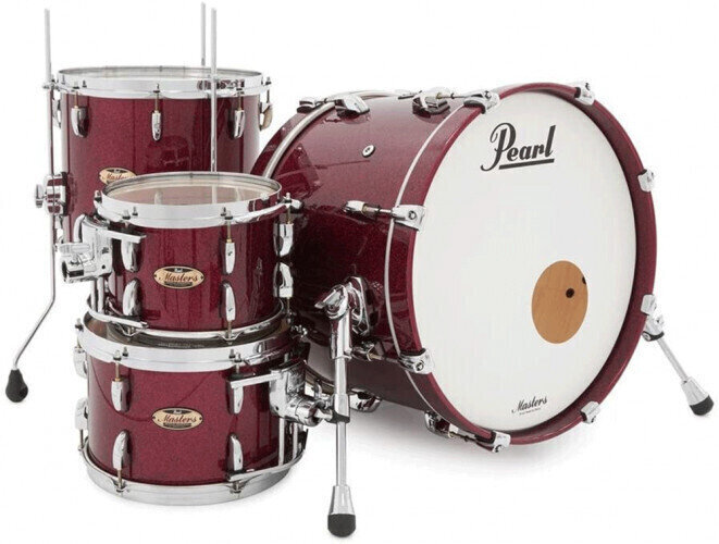 Akoestisch drumstel Pearl MRV924XEFP-C354 Masters Maple Reserve Saphir Bordeaux Sparkle