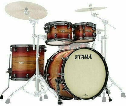 Akustik-Drumset Tama ME32CZBS-LRWB Starclassic Maple Ruby Pacific Walnut Burst - 1