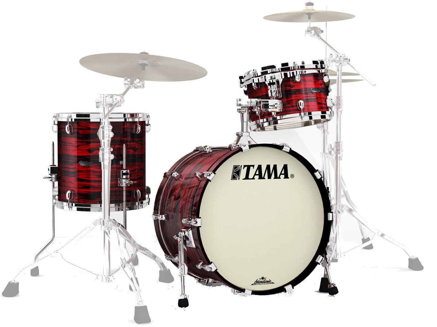 Set akustičnih bubnjeva Tama MR30CMBNS Starclassic Maple Red Oyster