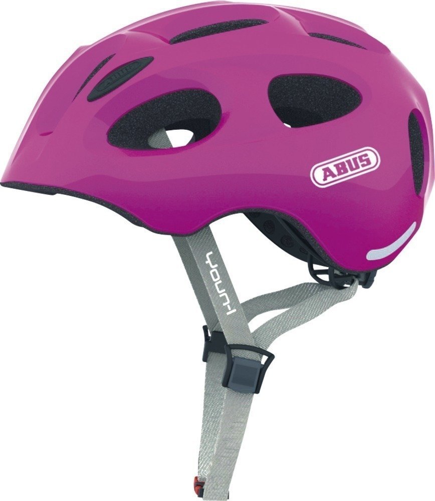 Dětská cyklistická helma Abus Youn-I Sparkling Pink S Dětská cyklistická helma