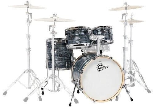 Akoestisch drumstel Gretsch Drums RN2-E604 Renown Silver-Oyster-Pearl