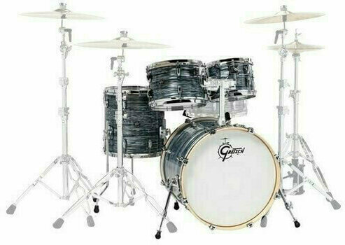 Set Batteria Acustica Gretsch Drums RN2-E604 Renown Silver-Oyster-Pearl - 1