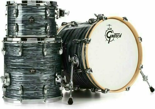 Rumpusetti Gretsch Drums RN2-J483 Renown Silver-Oyster-Pearl - 1