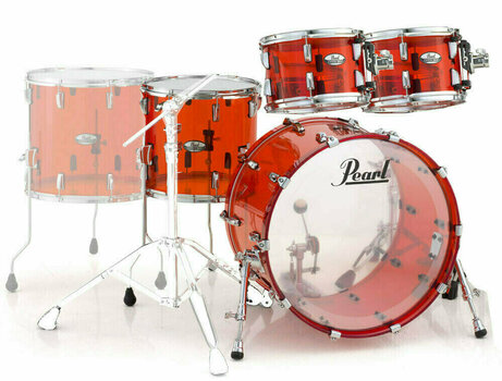 Akustická bicí souprava Pearl CRB504P-C731 Crystal Beat Ruby Red - 1