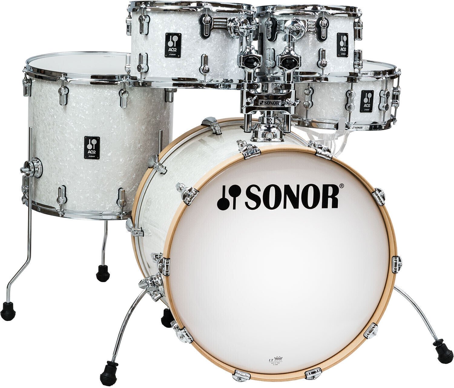 Zestaw perkusji akustycznej Sonor AQ2 Studio White Pearl