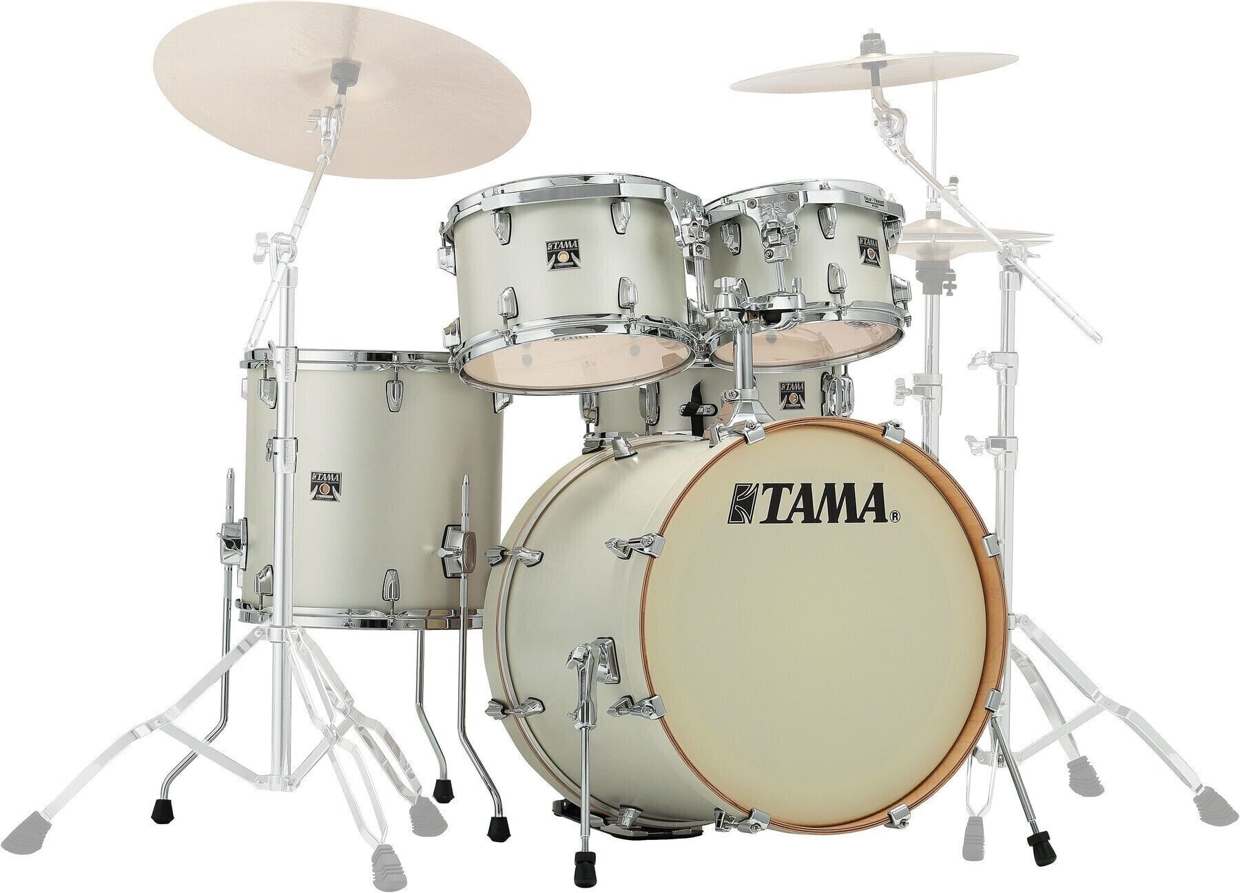 Akoestisch drumstel Tama CL50RS-SAP Superstar Classic Satin Arctic Pearl