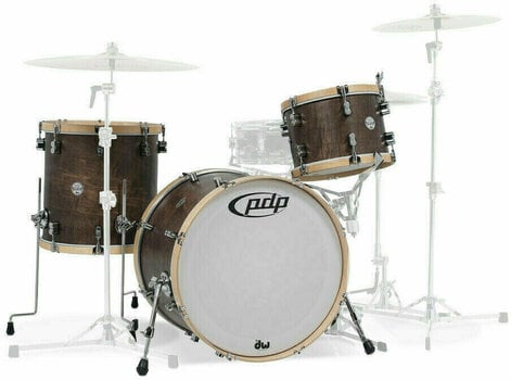 Akustik-Drumset PDP by DW Concept Classic Wood Hoop Natural-Walnut-Stain - 1