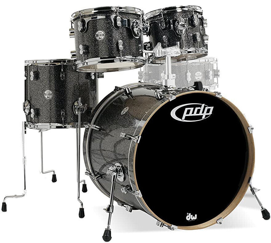 Akustik-Drumset PDP by DW Concept Shell Pack 3 pcs 24" Black Sparkle