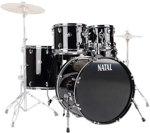 Set akustičnih bubnjeva Natal Spirit Fusion Kauri Black