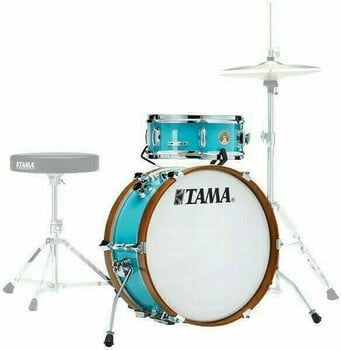 Drumkit Tama LJK28S-AQB Club Jam Mini Aqua Blue - 1
