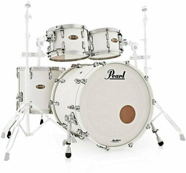 Акустични барабани-комплект Pearl MRV924XEP-C353 Masters Maple Reserve Matte White - 1
