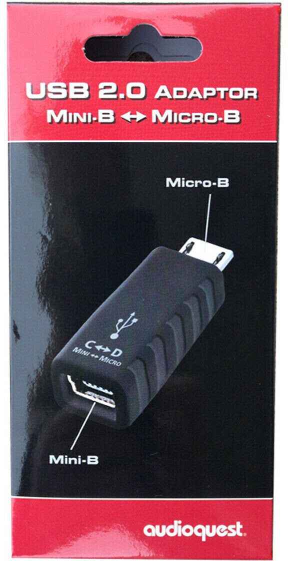 Audioquest  - AudioQuest USB Mini to Micro Hi-Fi Konektor, redukcia