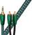 Hi-Fi AUX-kabel AudioQuest Evergreen 0,6 m Groen Hi-Fi AUX-kabel