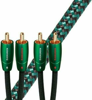 Cable de audio Hi-Fi AudioQuest Evergreen 0,6 m Verde Cable de audio Hi-Fi - 1