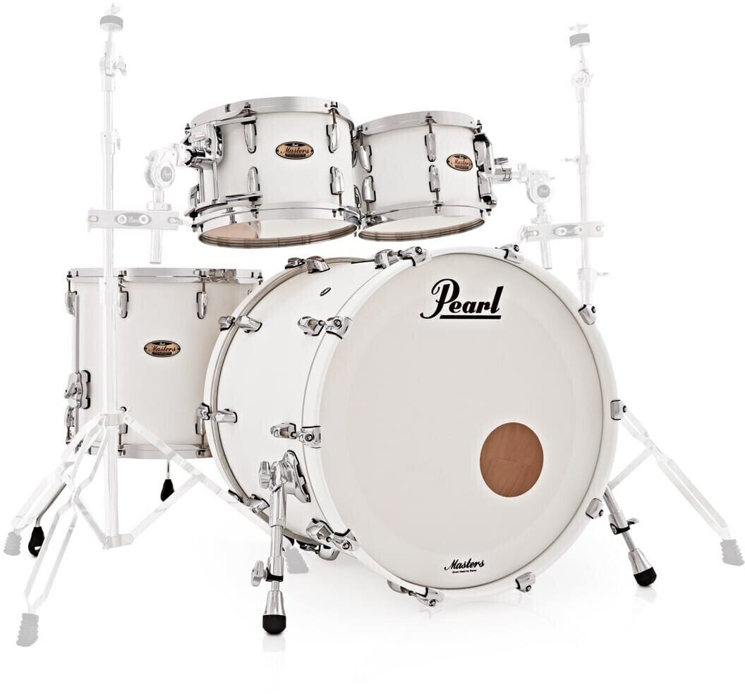 Akoestisch drumstel Pearl MRV924XEFP-C353 Master Maple Reserve Matte White