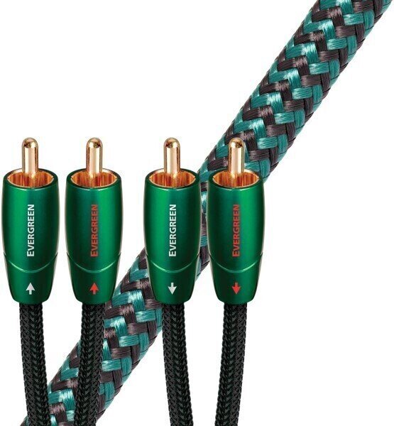 Cable de audio Hi-Fi AudioQuest Evergreen 1 m Verde Cable de audio Hi-Fi