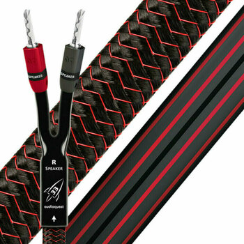 Cable para altavoces Hi-Fi AudioQuest Rocket 33 FR BFAS 4 m Negro-Rojo Cable para altavoces Hi-Fi - 1