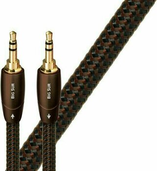 Hi-Fi AUX-kabel AudioQuest Big Sur 1,5 m Brun Hi-Fi AUX-kabel - 1