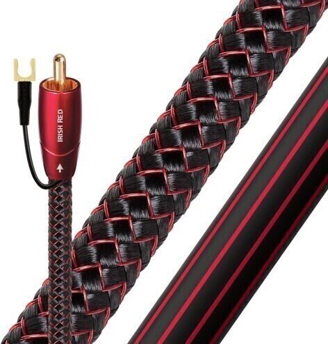 Cable de subwoofer Hi-Fi AudioQuest Irish Red 8 m Rojo Cable de subwoofer Hi-Fi