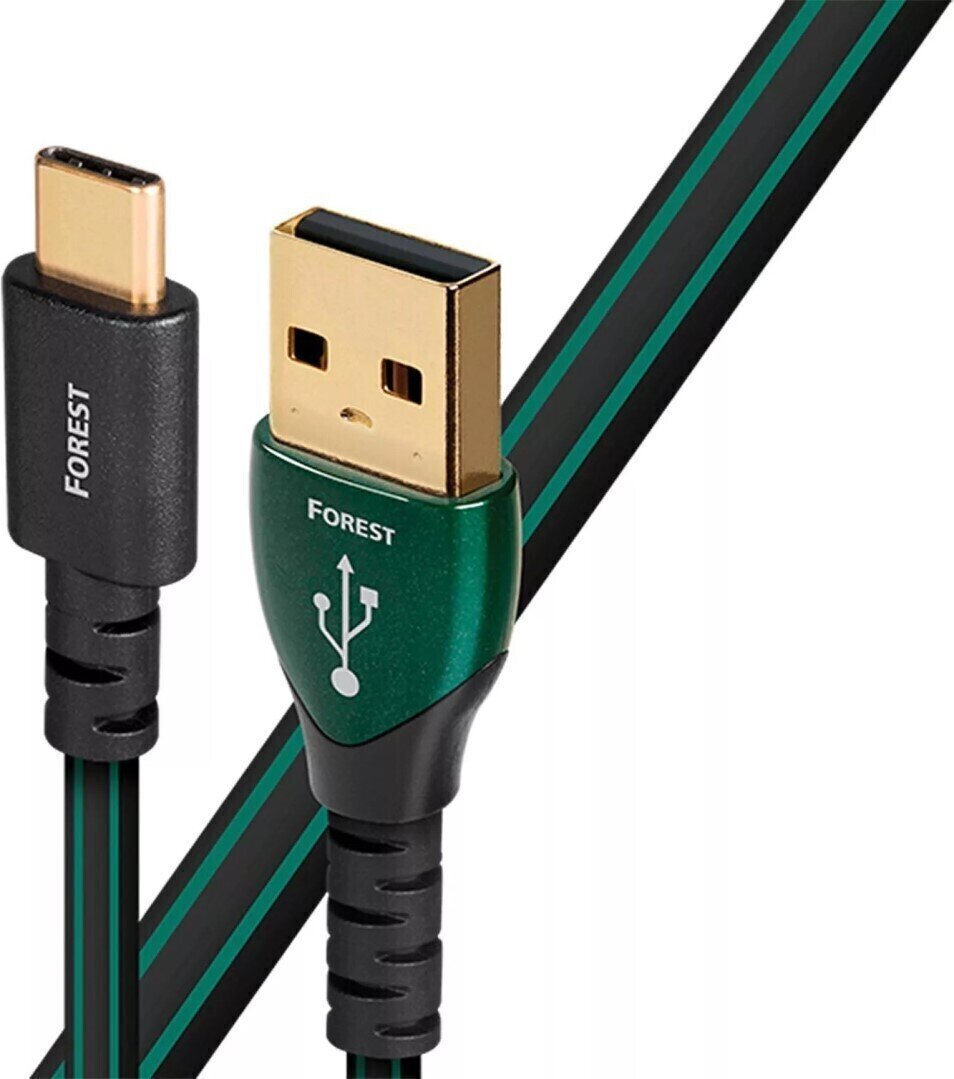 Hi-Fi USB-kaabel AudioQuest USB Forest 0,75m A - Type C