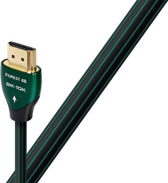 Cable de vídeo Hi-Fi AudioQuest Forest 1,5 m Negro-Verde Cable de vídeo Hi-Fi