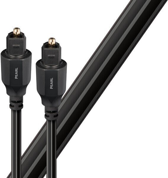 Optisk hi-fi-kabel AudioQuest Pearl 0,75 m Sort Optisk hi-fi-kabel
