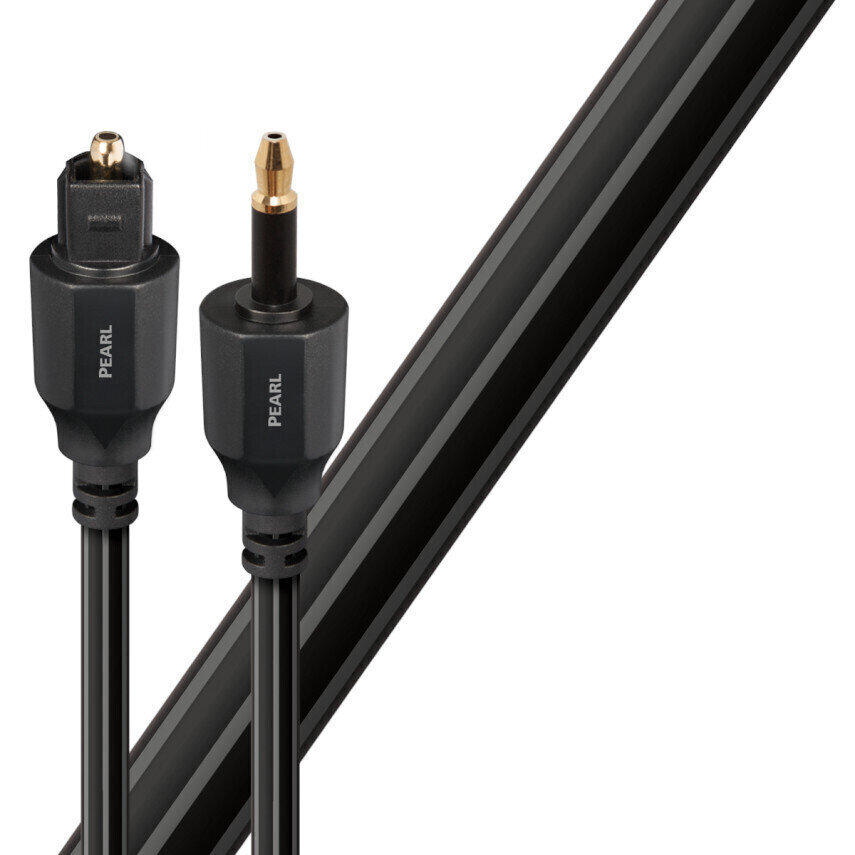 Hi-Fi optische kabel AudioQuest Pearl 1,5 m Zwart Hi-Fi optische kabel