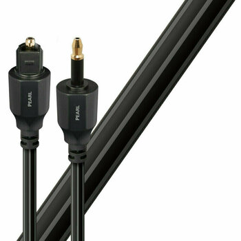 Optisches HiFi-Kabel AudioQuest Pearl 1,5 m Schwarz Optisches HiFi-Kabel - 1