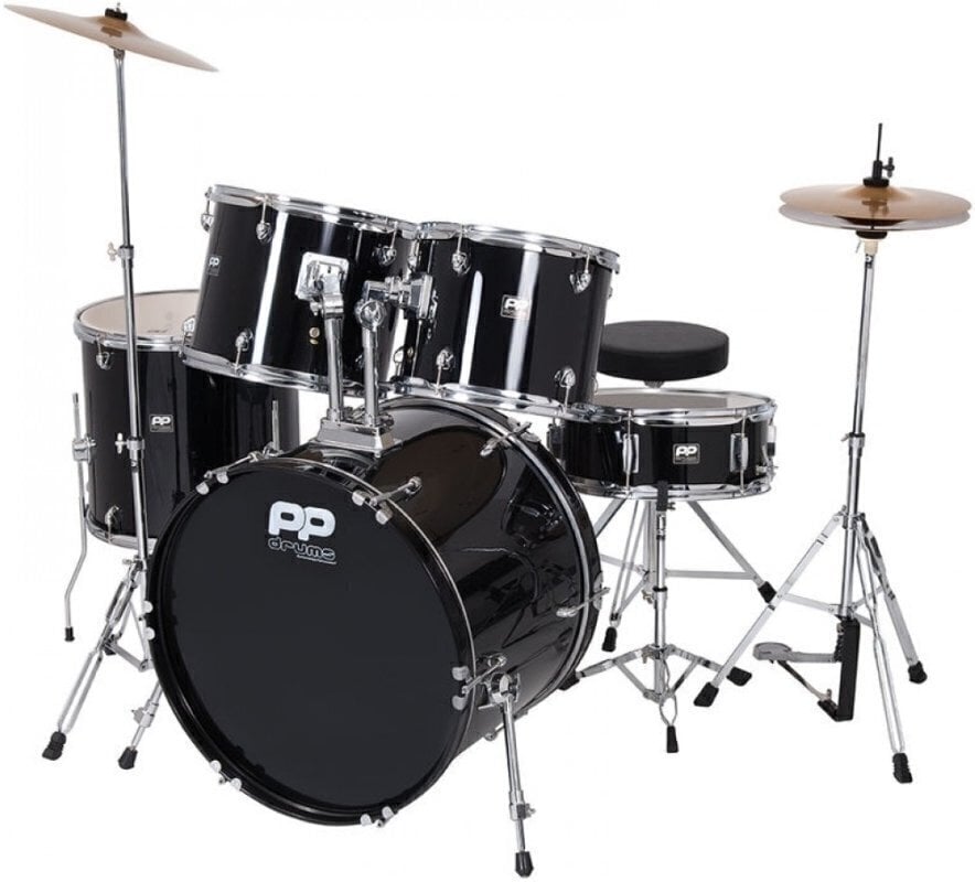 Akustik-Drumset PP World PP250 Black