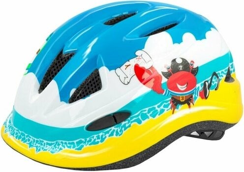 Capacete de ciclismo para crianças R2 Lucky Helmet Glossy Blue/Yellow XXS Capacete de ciclismo para crianças - 1