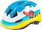 Capacete de ciclismo para crianças R2 Lucky Helmet Glossy Blue/Yellow XXS Capacete de ciclismo para crianças