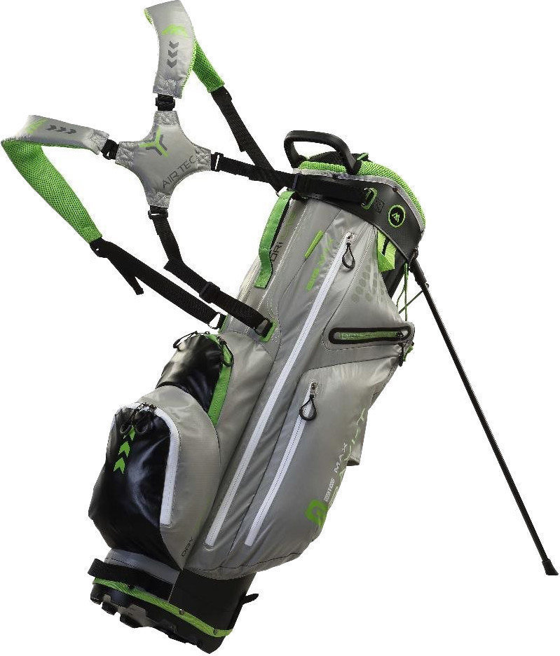 Golftaske Big Max Dri Lite G Silver/Black/Lime Golftaske