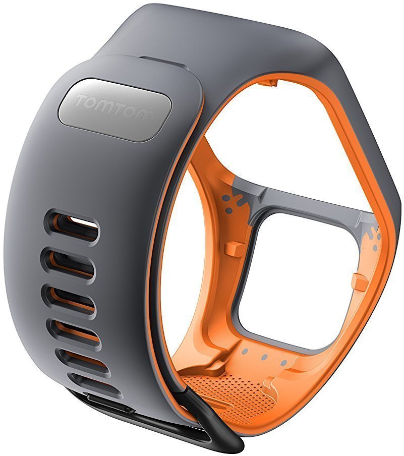 Golf GPS TomTom Golfer2 Watch Strap Grey/Orange Large