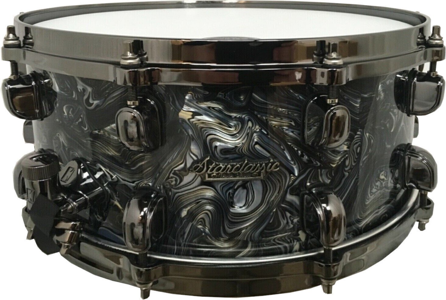 Snare Drum 14" Tama MRS1455-CCL Starclassic Maple 14" Charcoal Swirl