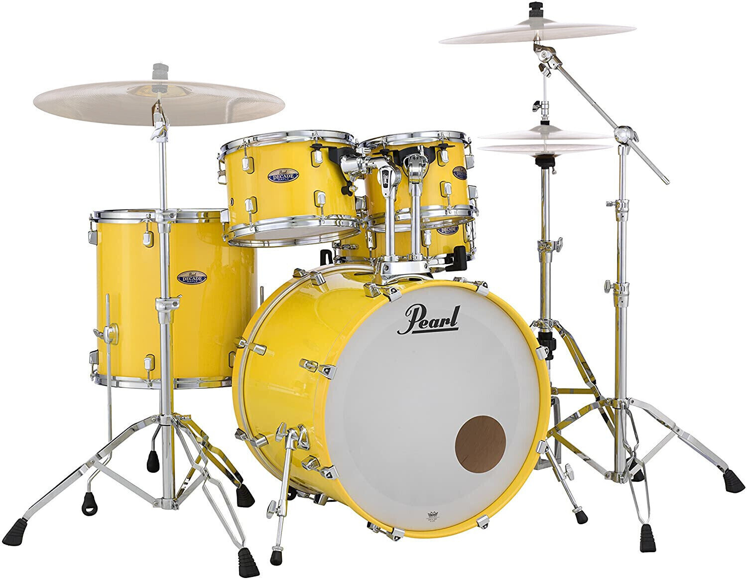 Akoestisch drumstel Pearl DMP925F-C228 Decade Maple Solid Yellow