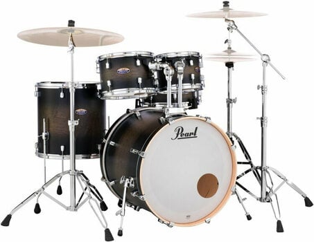 Trumset Pearl DMP925S-C262 Decade Maple Satin Black Trumset - 1