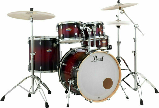Akoestisch drumstel Pearl DMP905-C261 Decade Maple Gloss Deep Red Burst Akoestisch drumstel - 1