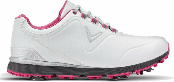 Calzado de golf de mujer Callaway Mulligan Womens Golf Shoes White/Pink UK 4,5 - 1