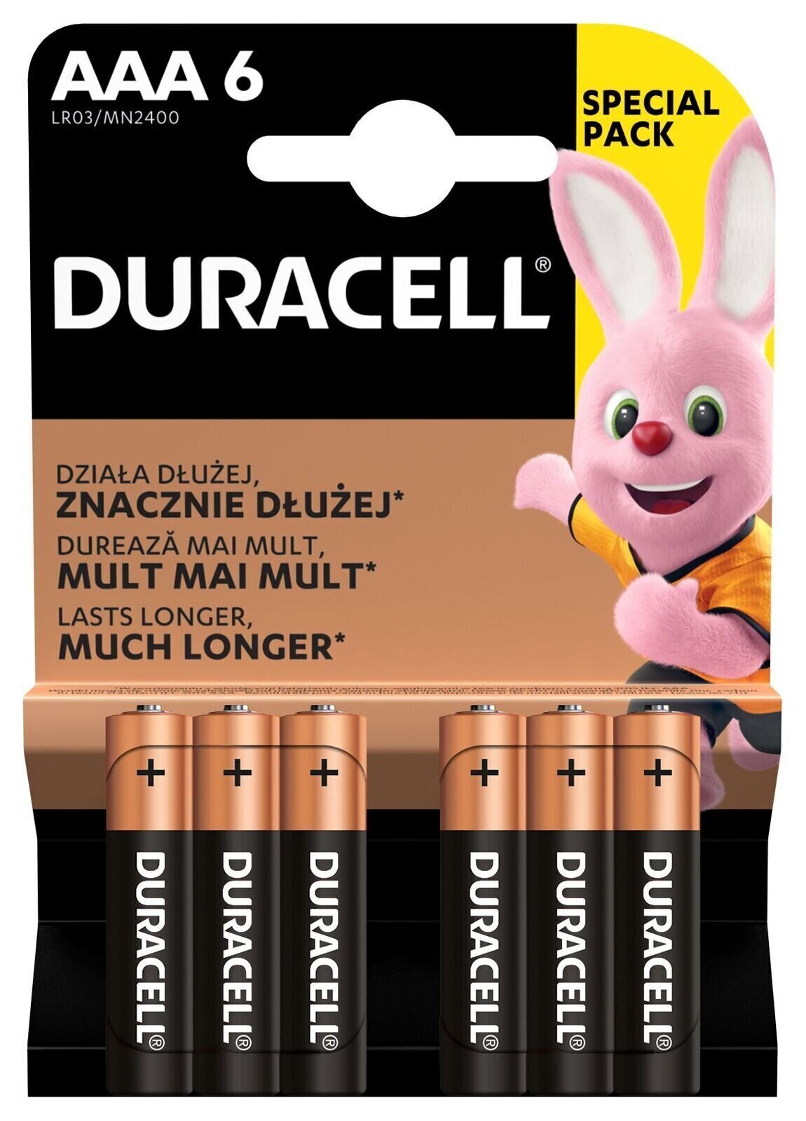 AAA batérie Duracell Basic 6