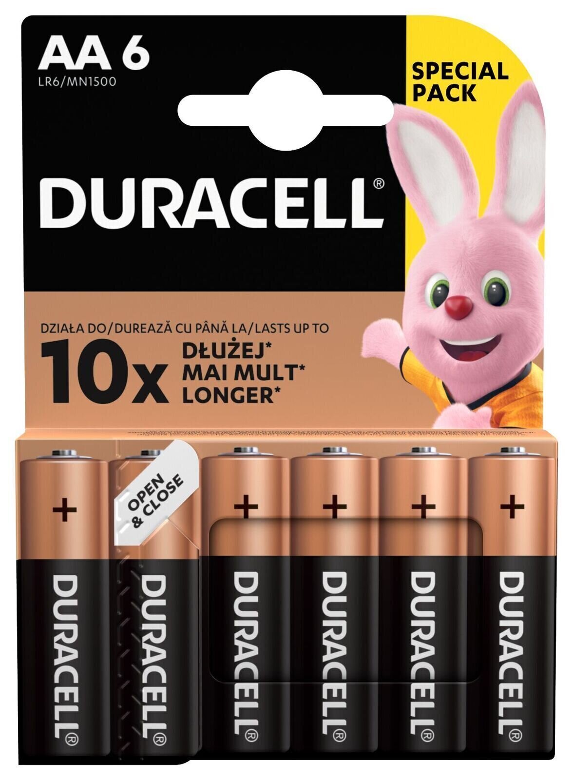 AA Batteries Duracell Basic 6