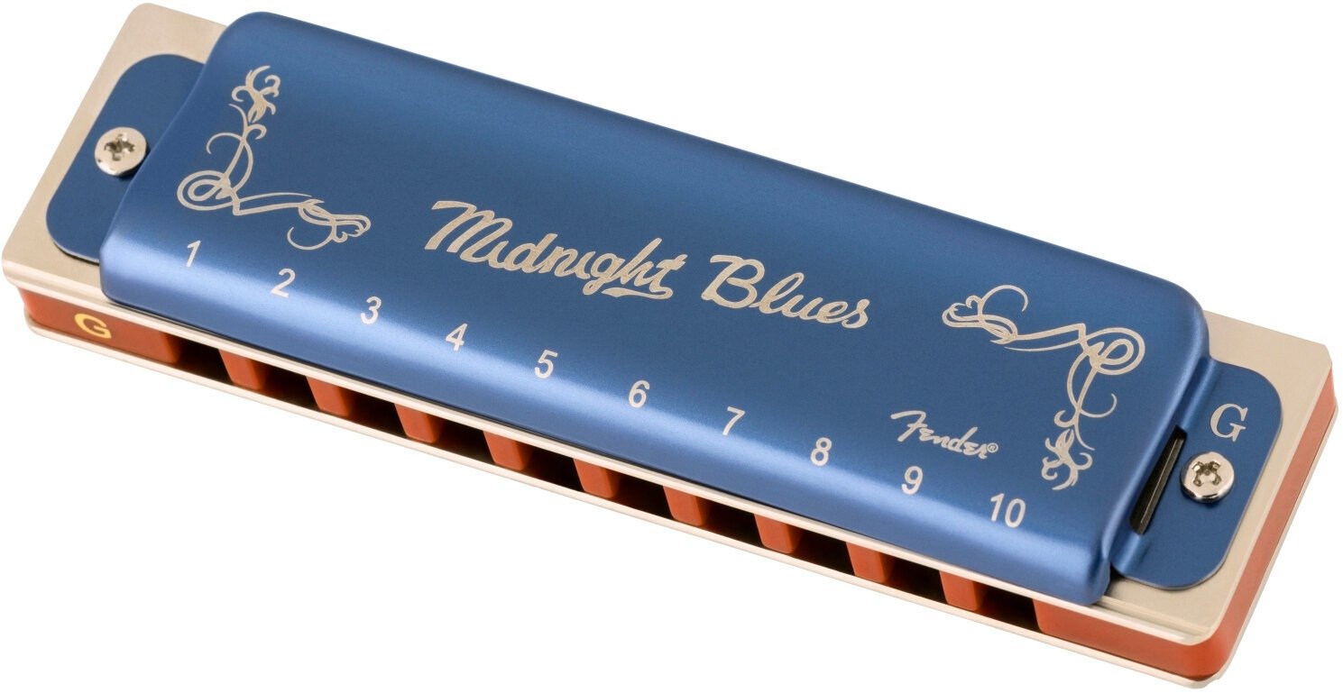 Harmonijki ustne diatoniczne Fender Midnight Blues G