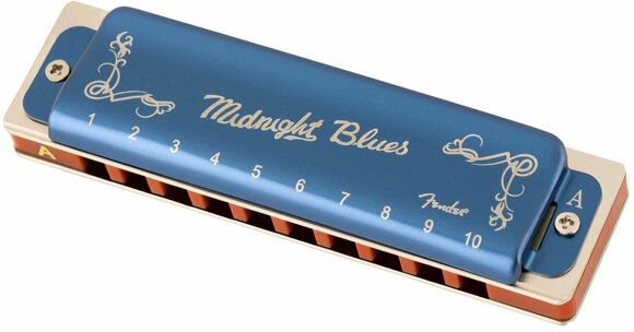 Diatonische mondharmonica Fender Midnight Blues A - 1