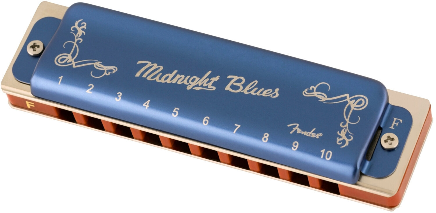 Diatonická ústna harmonika Fender Midnight Blues F