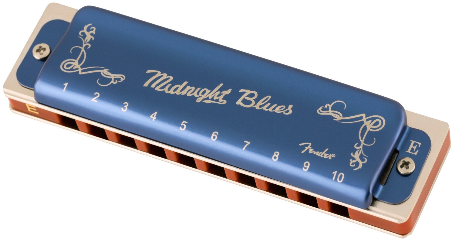 Harmonijki ustne diatoniczne Fender Midnight Blues E