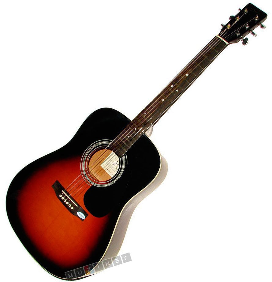 Akustická kytara SX MD160 Vintage Sunburst