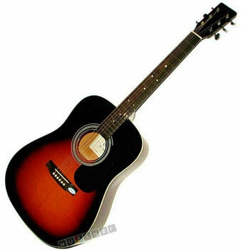 Akustická kytara SX MD160 Vintage Sunburst - 1