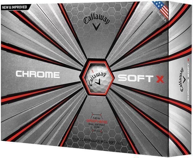 Balles de golf Callaway Chrome Soft X 18